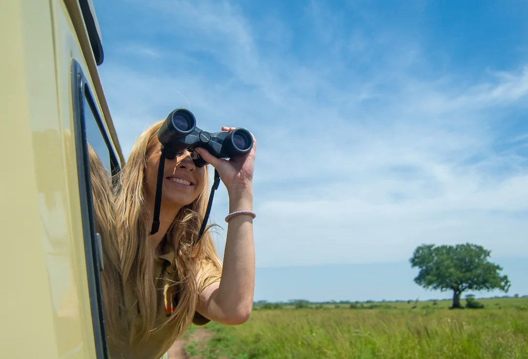 Luxury traveller at a premium safari lodge in Tanzania